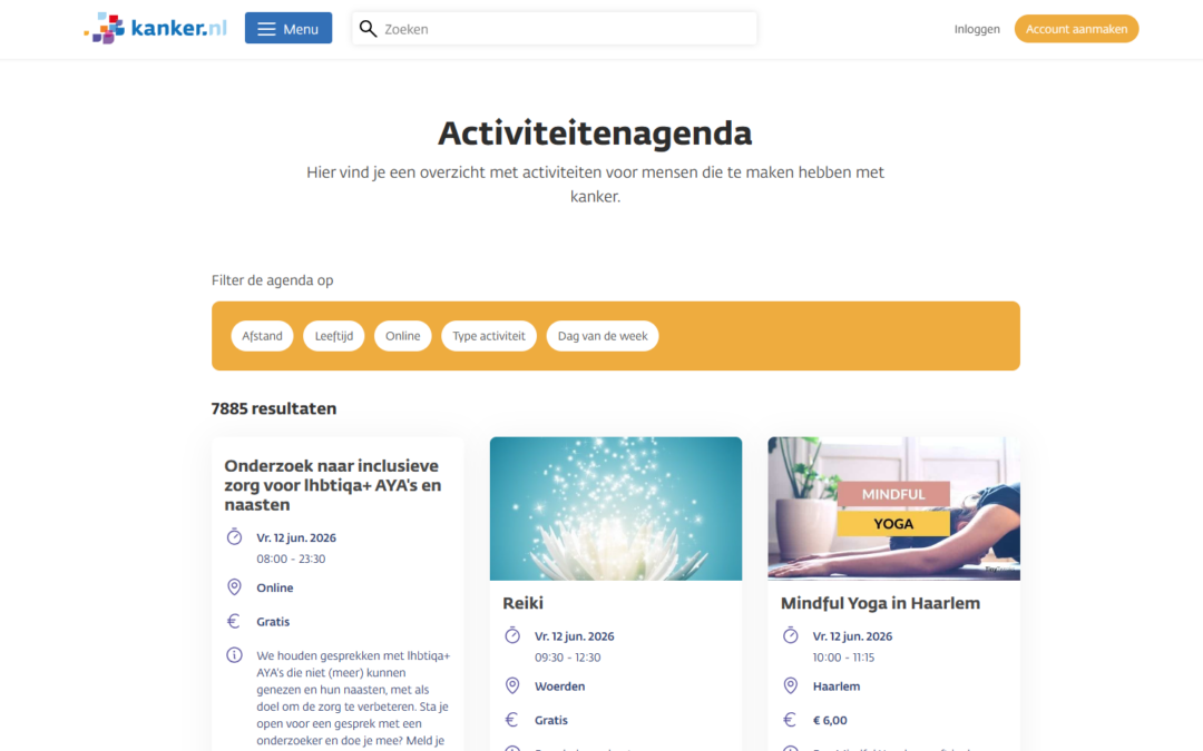 Activiteitenagenda